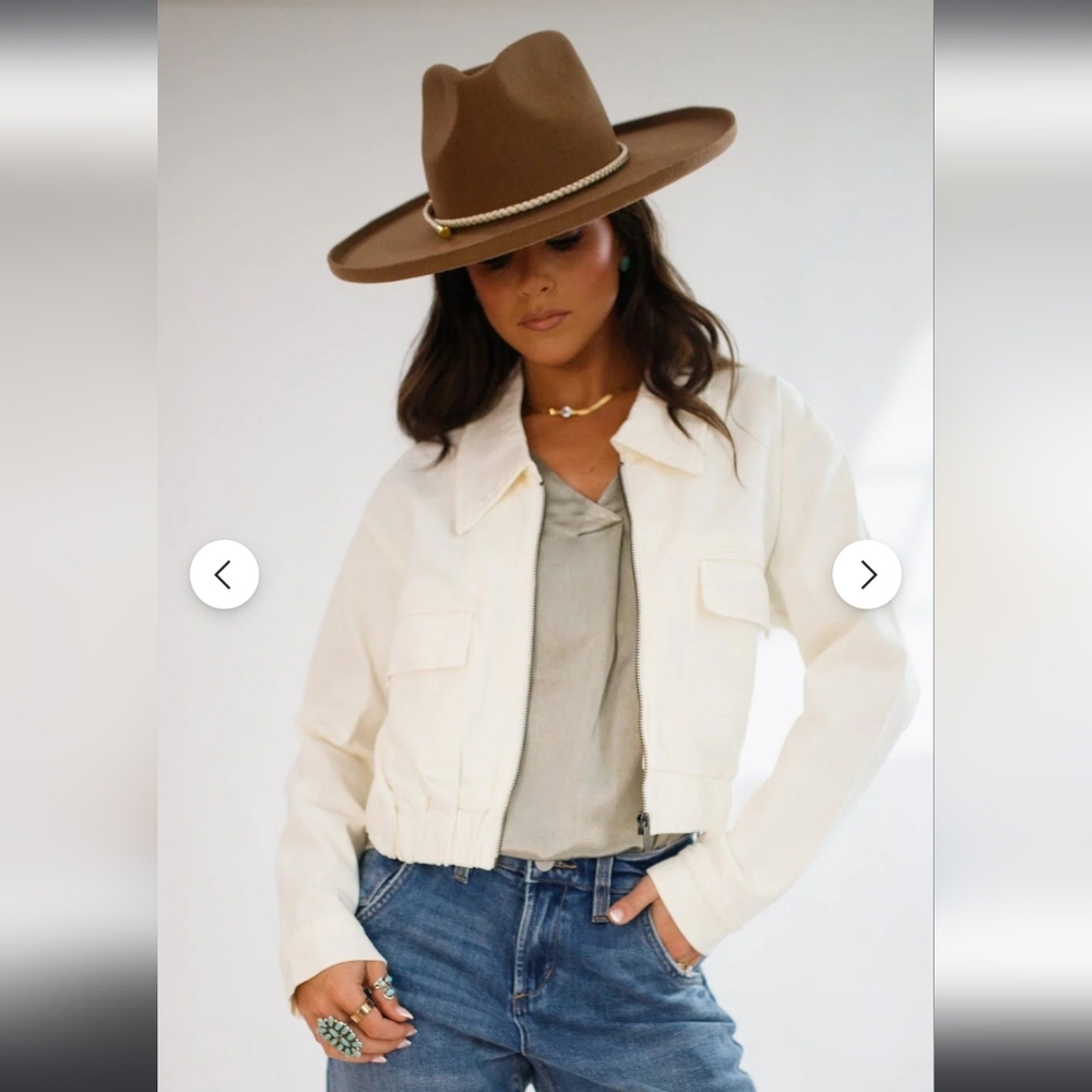 Rare Sold Out Kut From The Kloth Meadow Zip Crop Denim Jacket